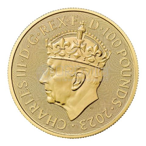 100 Pounds Incoronazione di Re Carlo III